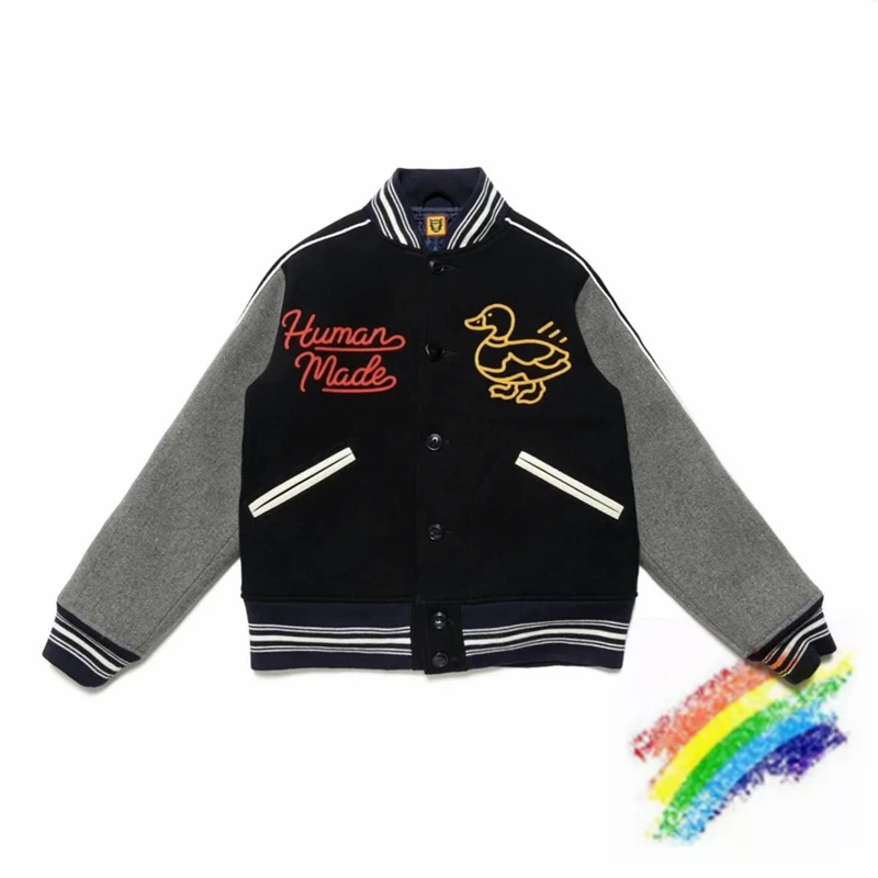 

Duck Embroidered Human Made Jacket Men Women 1:1 High-Quality Heavy Fabric Human Made Girls Don’t Cry Jacket Coat