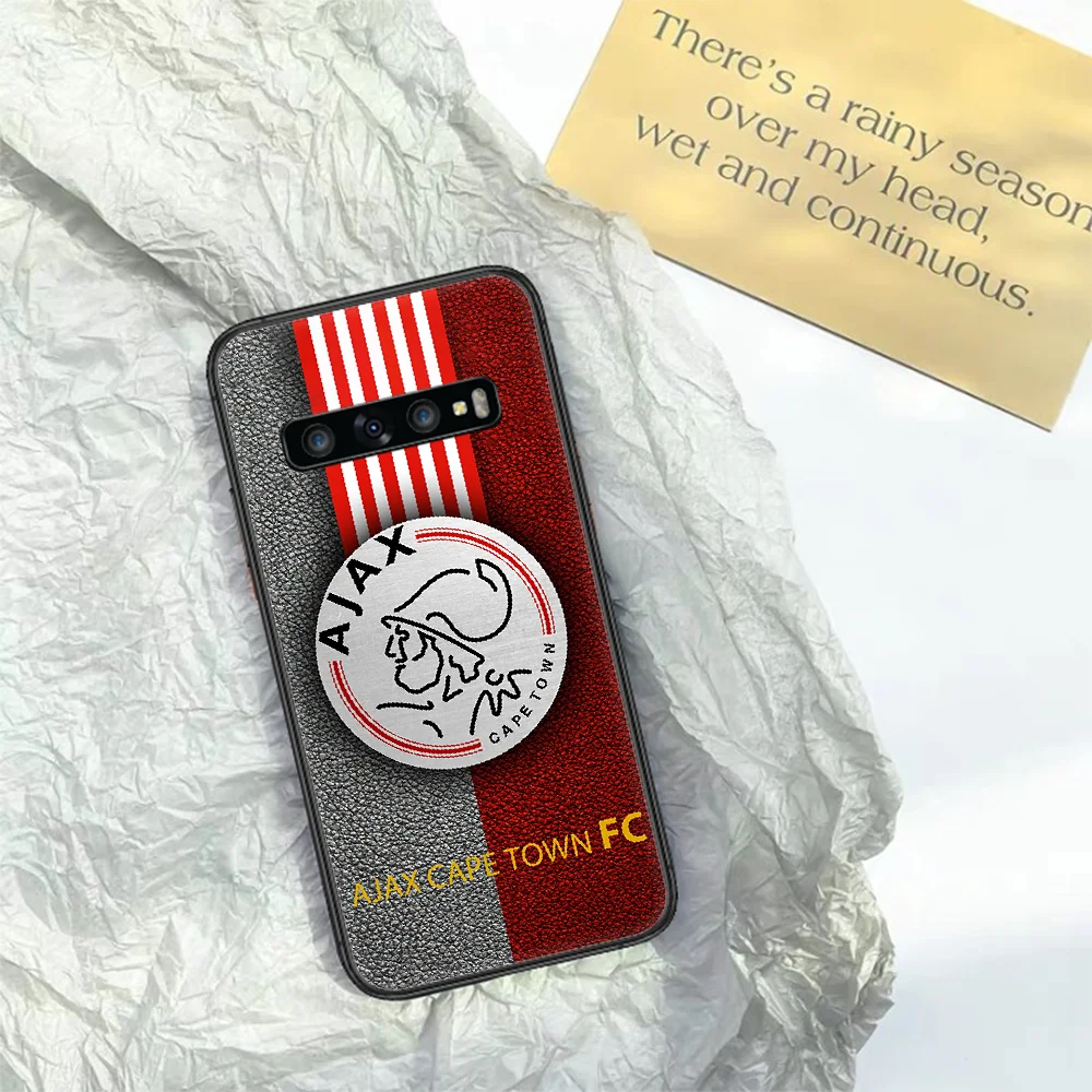 

Ajax Team Hard Phone Case for Samsung Galaxy Note S 6 7 8 9 10 E 20 Ultra Edge Plus black Etui Trend Back Soft Funda Luxury
