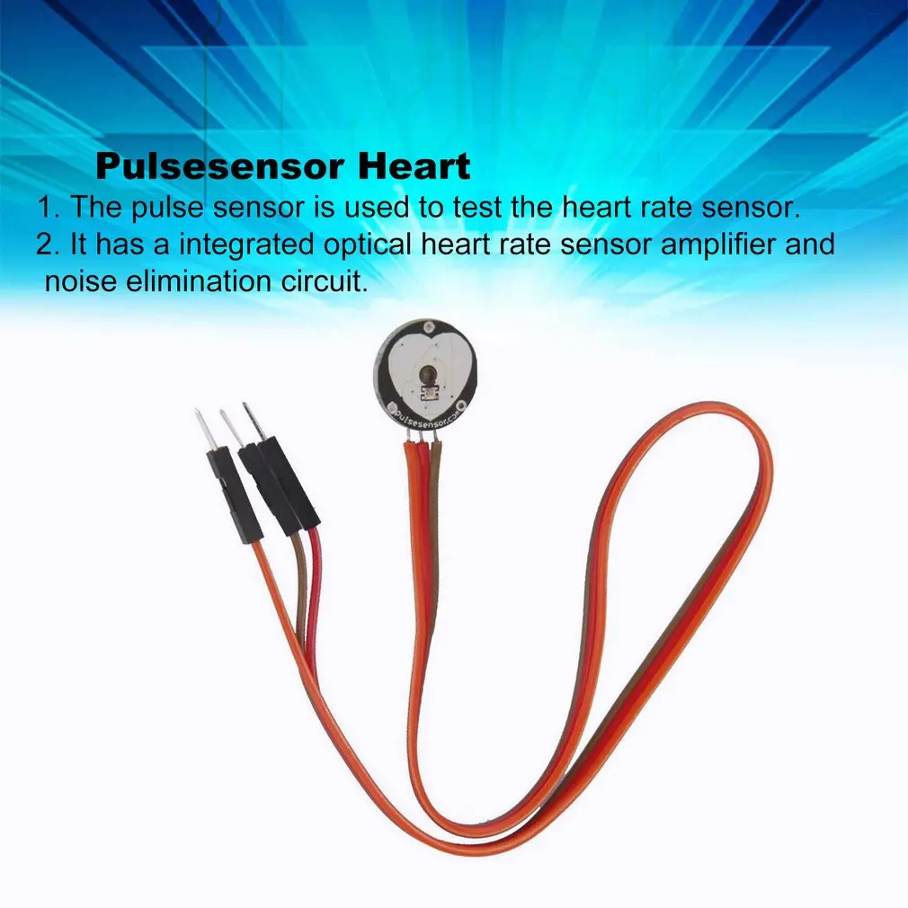Импульсный датчик сердцебиения импульсный модуль усилителя для Arduino Raspberry Pi с
