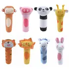 Мягкие колокольчики со звуком для новорожденных мальчиков и девочек, детская игрушка в виде восьми животных