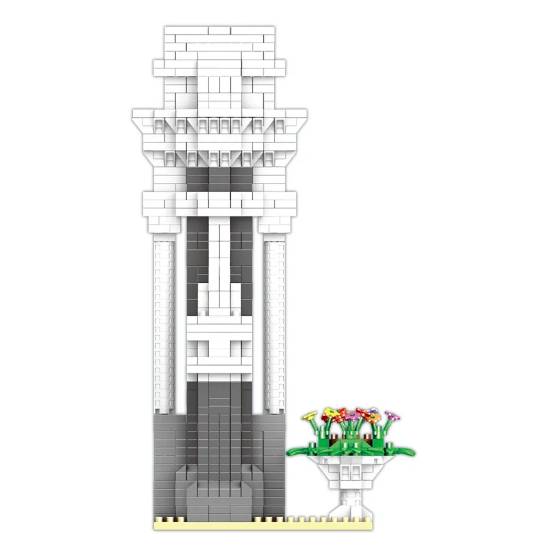 

3315Pcs Miniature Building World's Famous Architecture Tsinghua University Miniatures Mini Bricks Toys for Children Gifts LZ8032