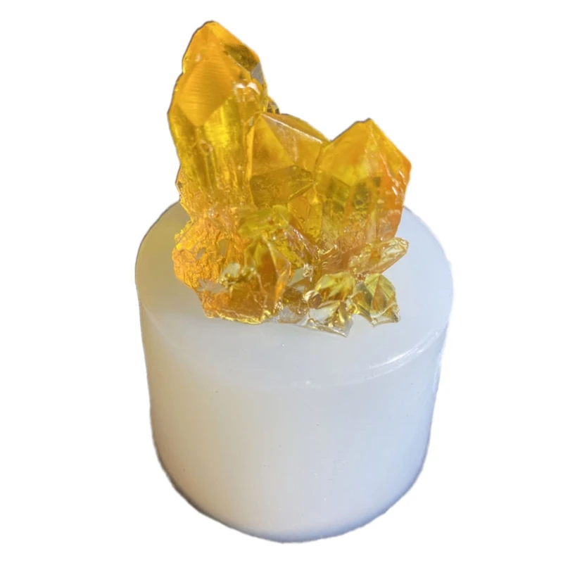 Моделирование оригинальный камень кристалл кластер эпоксидная смола форма