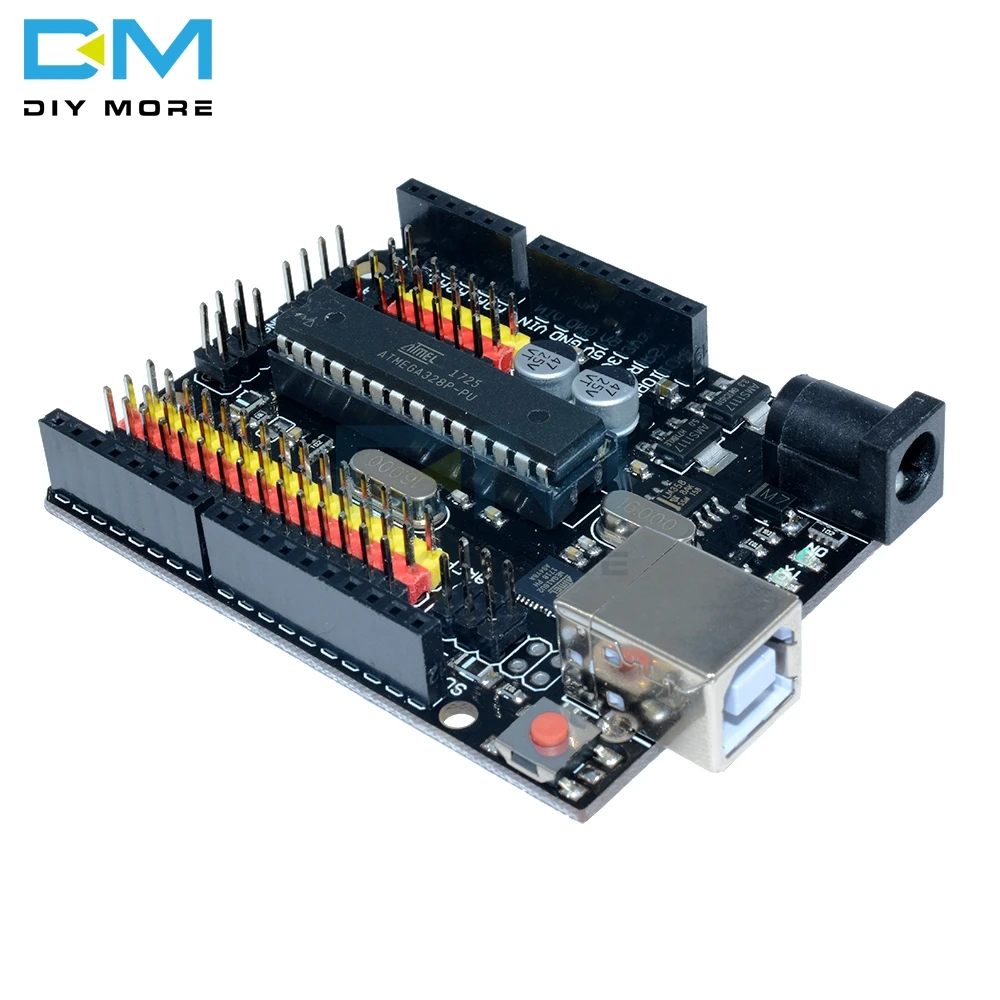 Плата UNO R3 Plus совместимая с Atmega328P Atmega16u2 плата расширения микроконтроллера