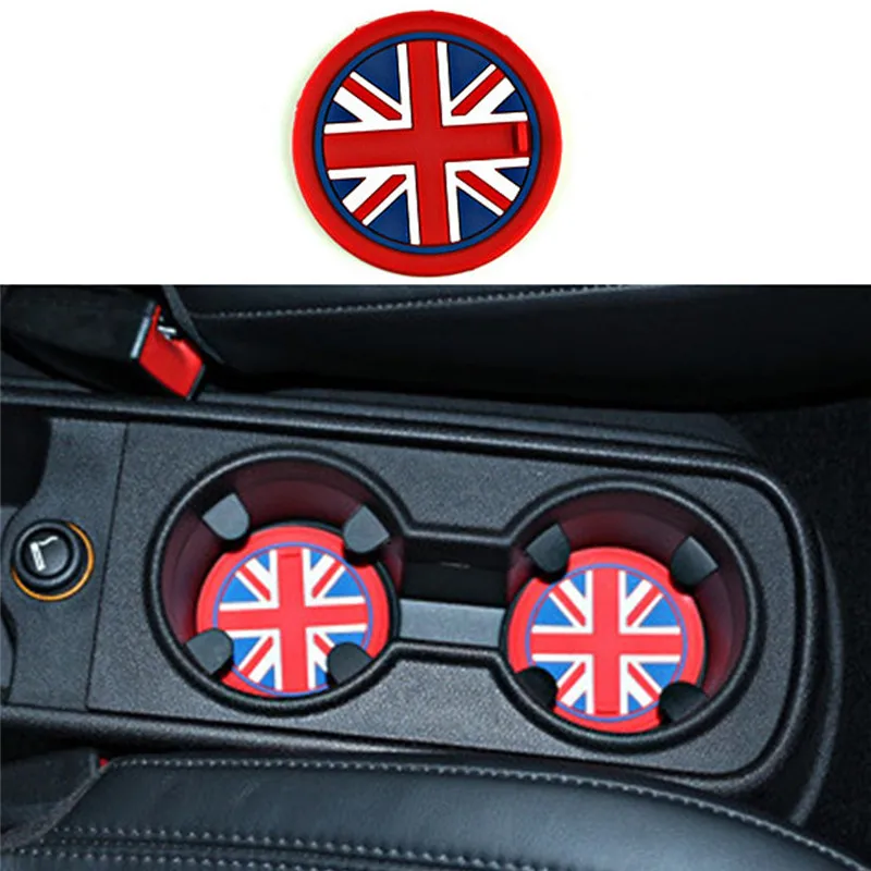 

72mm Car Cup Mat Pad Coaster Gel Silicone Car Anti-Slip Cup Mat For Mini Cooper