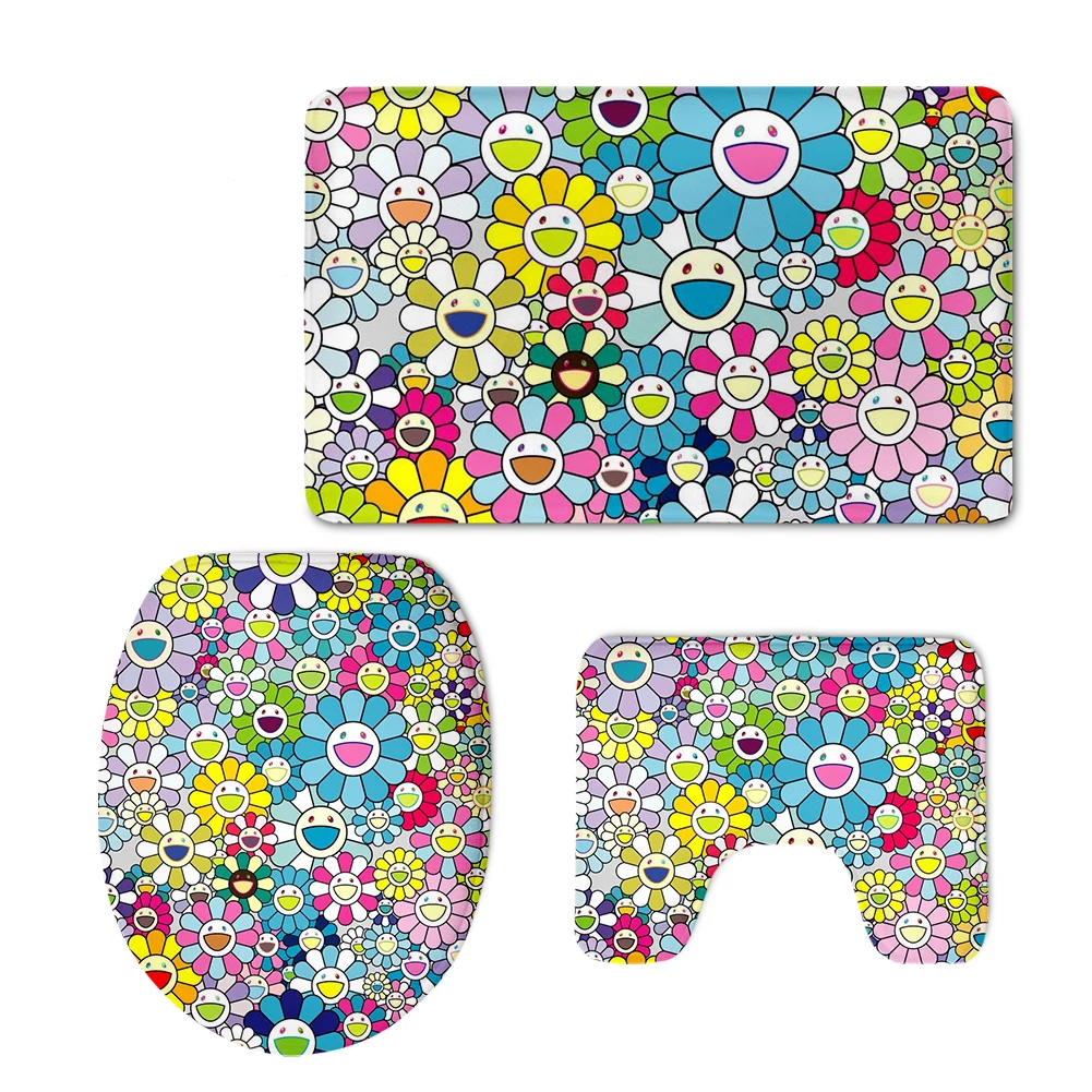 HUGSIDEA модные чехлы на сиденья унитаза с 3D принтом черепов комплект из 3 предметов