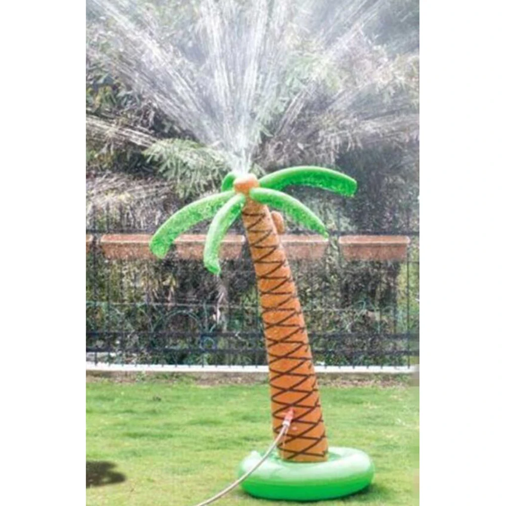 

Inflatable Coconut Tree Water Sprayer Beach Pool Garden for Children Kids