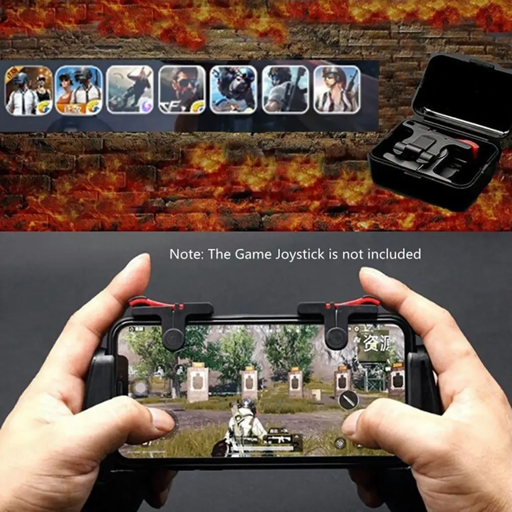 

Phone Gaming Triggers Metal Phone Game Controller Plastic Touch Practical Mobile Phone Holder Game Controller