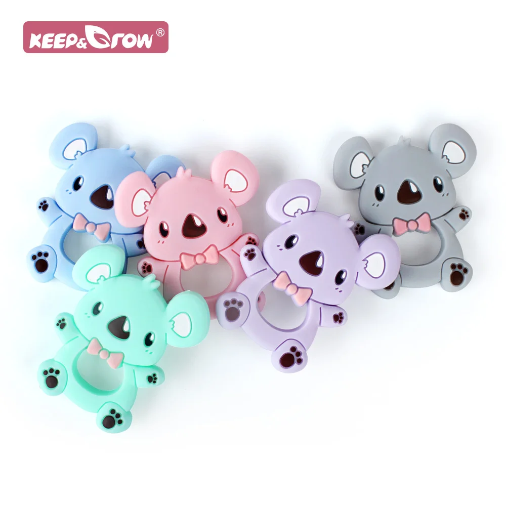 

Силиконовые Прорезыватели для зубов Koala, 1/5/10 шт., без бисфенола