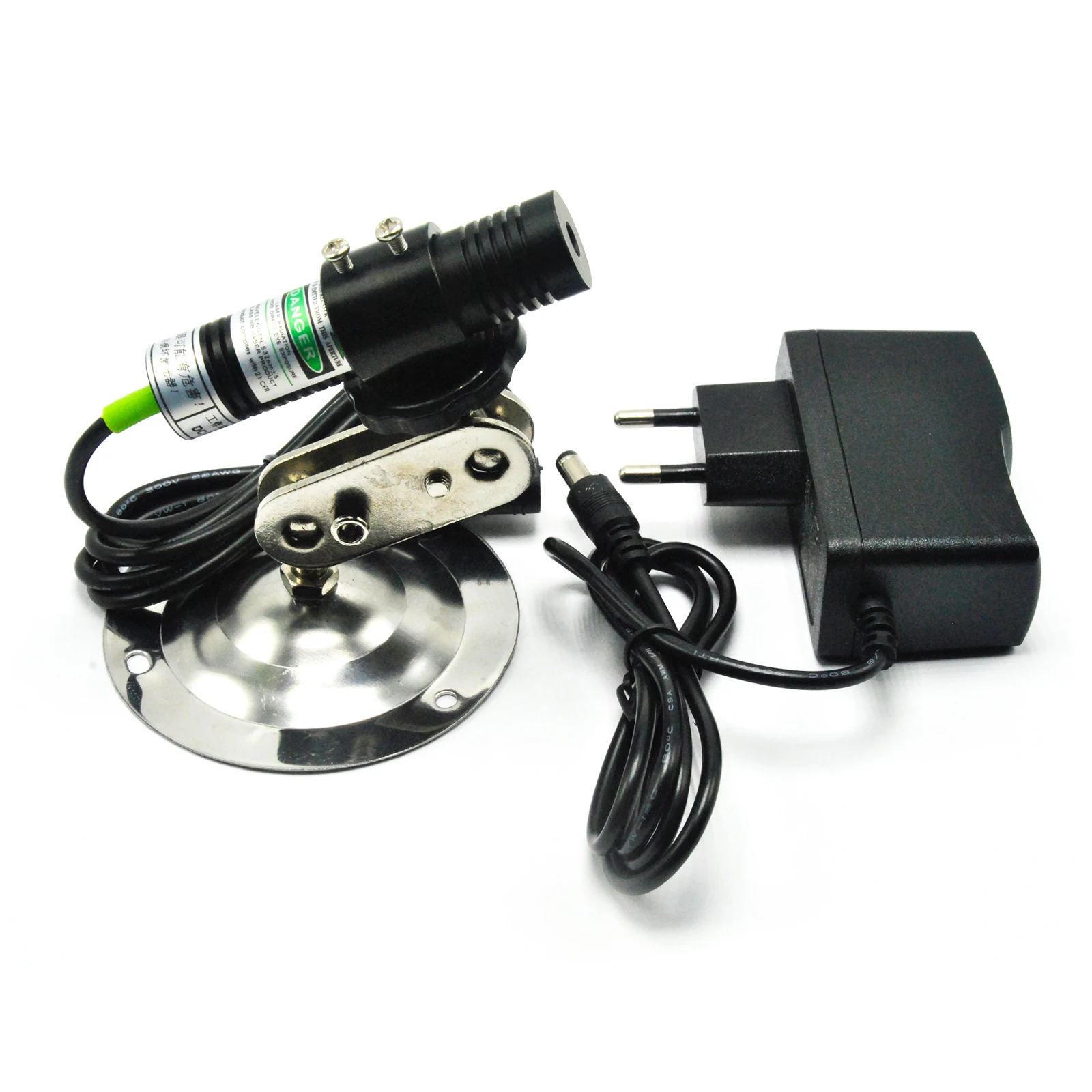 Зеленый лазерный диодный точечный генератор, модуль для выравнивания, локатор, режущий аппарат, эффекты освещения по дереву, адаптер и держ... от AliExpress RU&CIS NEW