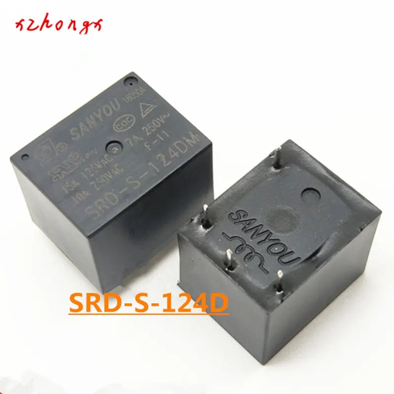 SRD-S-105DM SRD-S-112DM SRD-S-124DM 4 контакта 10A 5VDC 12VDC 24VDC 48VDC реле питания