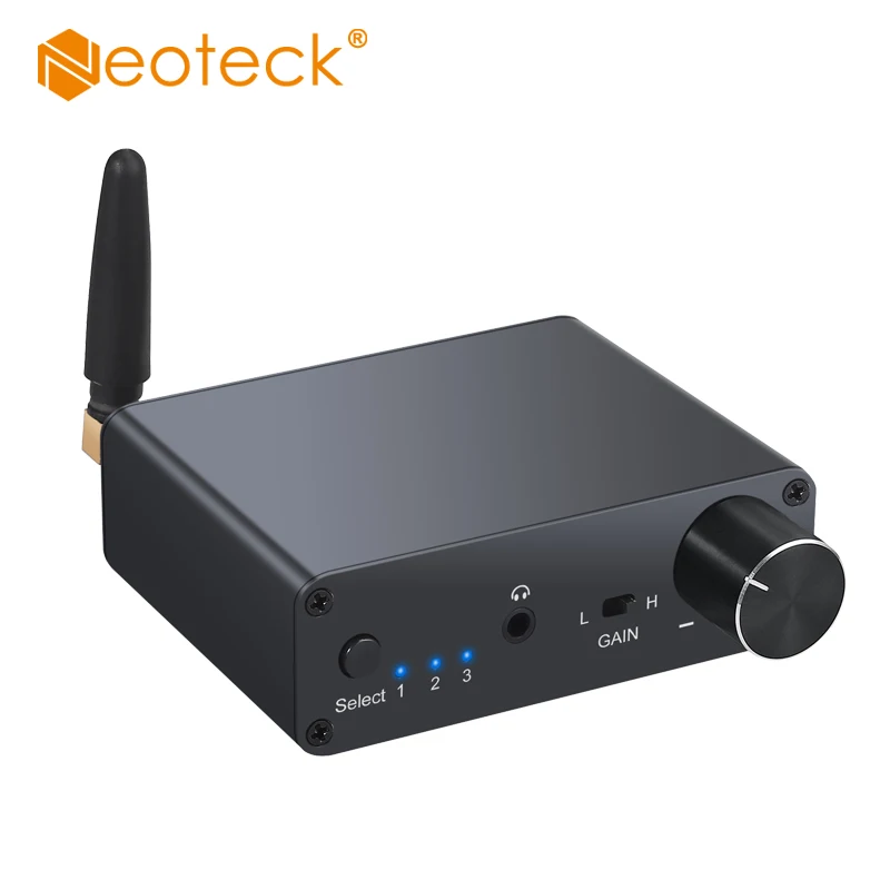 Neoteck Bluetooth DAC 192 кГц цифро аналоговый преобразователь с усилителем для наушников