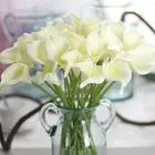 Искусственные цветы, искусственная лилия, свадебный букет для невесты, День святого Валентина