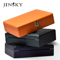 double layer leather jewelry box large capacity household ring earrings necklace storage box jewelry packaging box