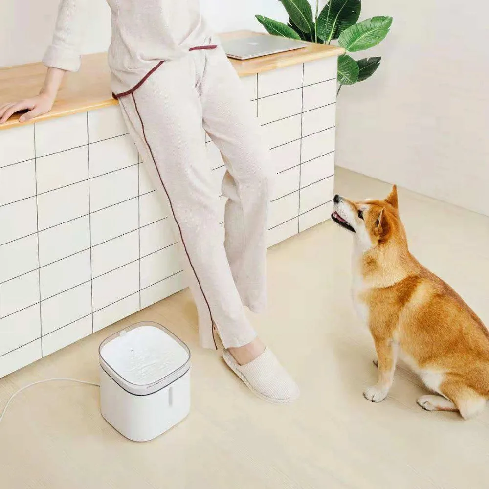 Новый Xiaomi котенок щенок домашнее животное диспенсер для воды фонтан