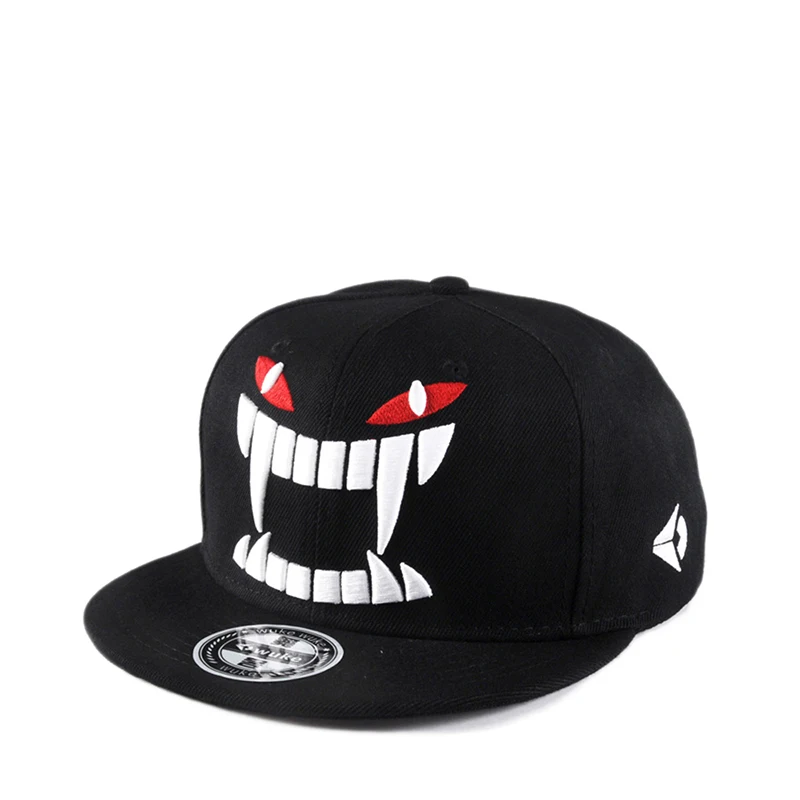 Горячая Распродажа вышивка демон дьявол зубы знаменитости версия хип-хоп панк