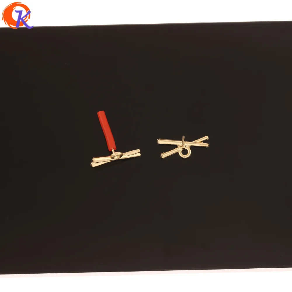 

Cordial Design 100Pcs 7*16MM Jewelry Accessories/Earrings Stud/Stick Shape/DIY Earrings Making/Hand Made/Earring Findings