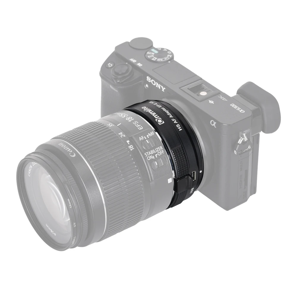 Commlite CM-EF-E HS адаптер объектива с автофокусом для Canon EF/EF-S объектив Sony E-Mount Camera A9 A7RIII