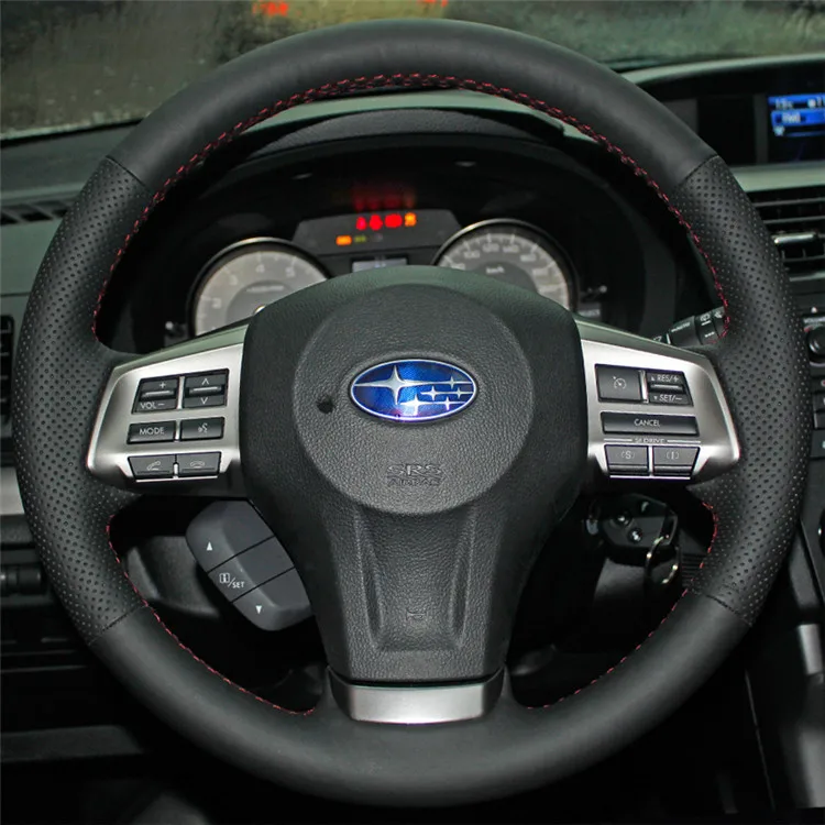

Кожаные аксессуары ручной работы (черный) для Subaru Forester Outback Legacy Impreza XV