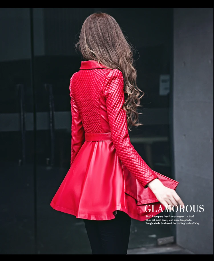 Новая Осенняя модная куртка из искусственной кожи размера плюс 4XL Женская