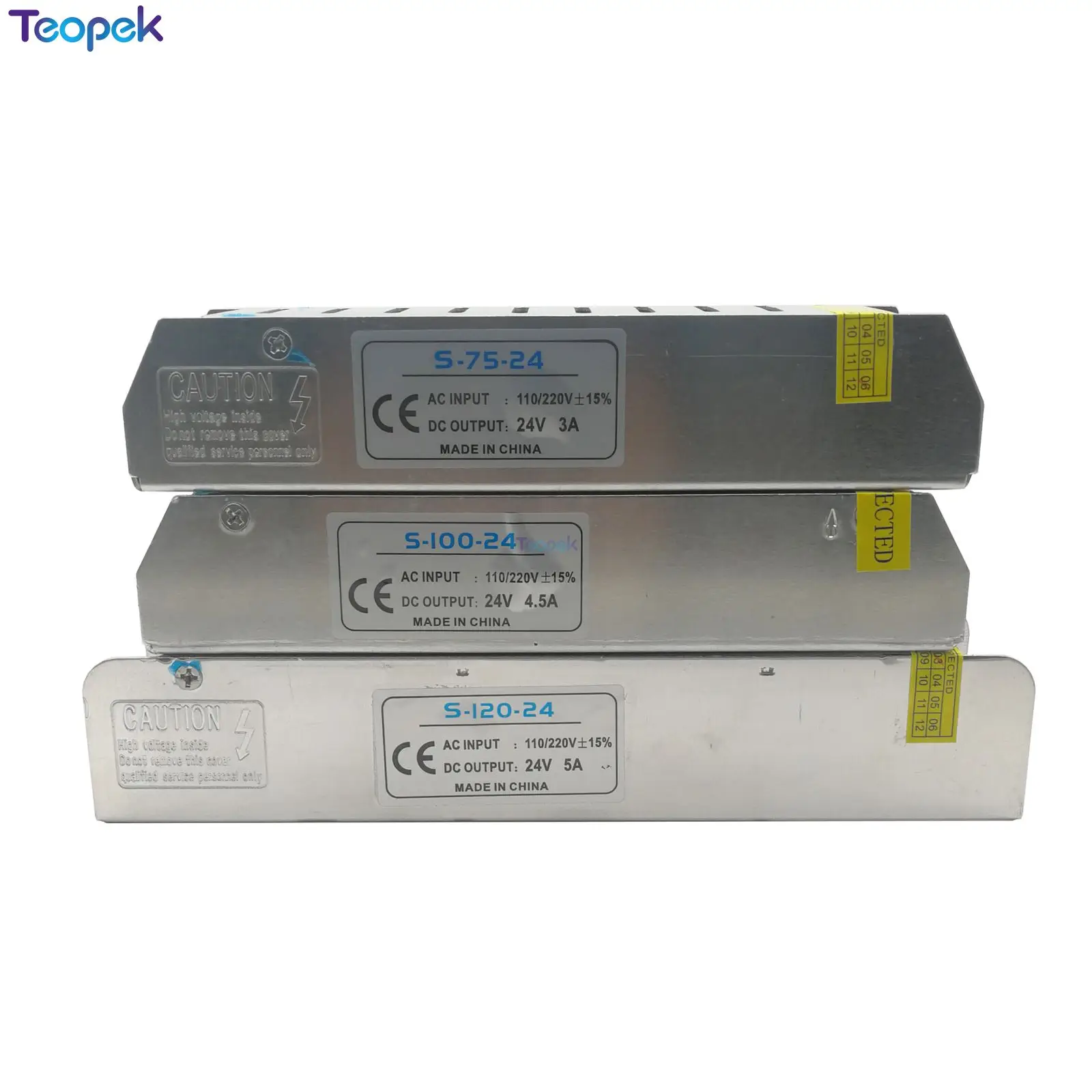 Супер тонкая версия 24V 3A 72W 4.5A 100W 5A 120W переключатель питания AC110-220V к DC24V ac-dc Драйвер постоянного напряжения полосы Размер