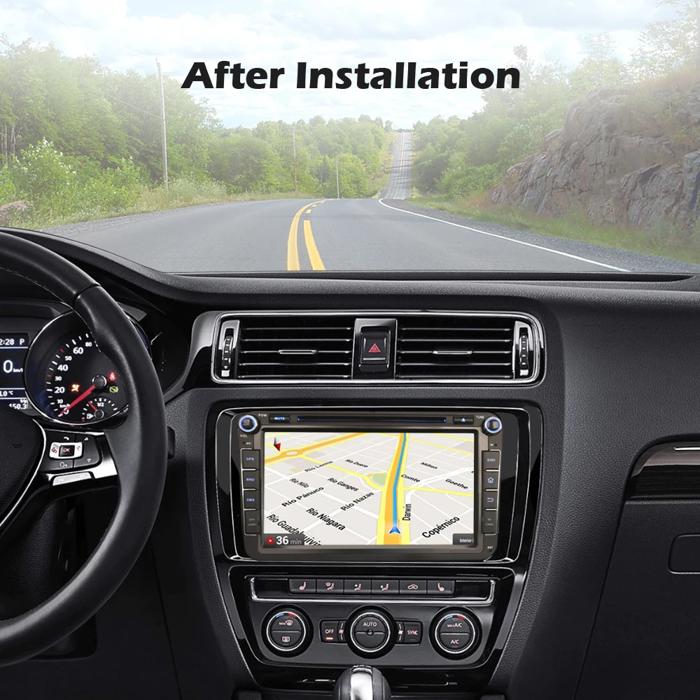 Автомагнитола для Volkswagen Passat мультимедийная стерео-система на Android 10 0 с GPS bluetooth USB