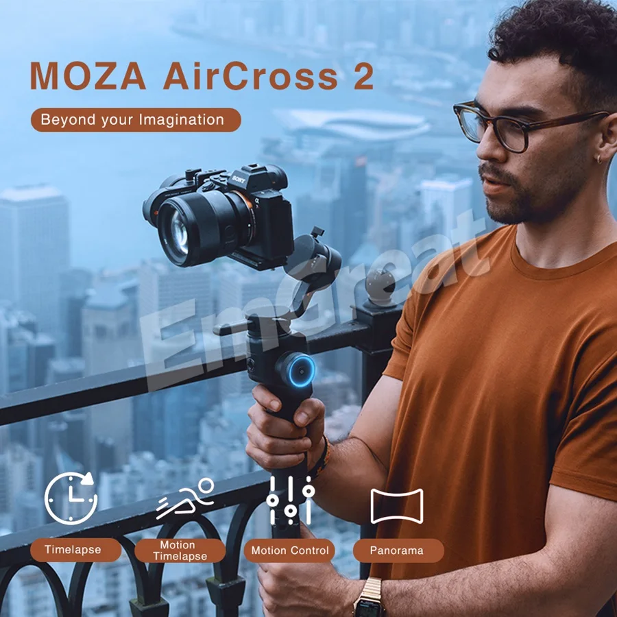 Ручной Стабилизатор Moza AirCross 2 3 осевой стабилизатор и iFocus M для Sony A6500 A6300
