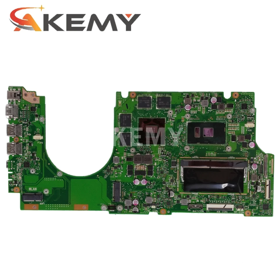 akemy for asus ux510uwk ux510uw ux510u u5000u ux510uxk laptop motherboard ux510uw mainboard i7 6500u gtx960m4gb ddr4 8gb ram free global shipping