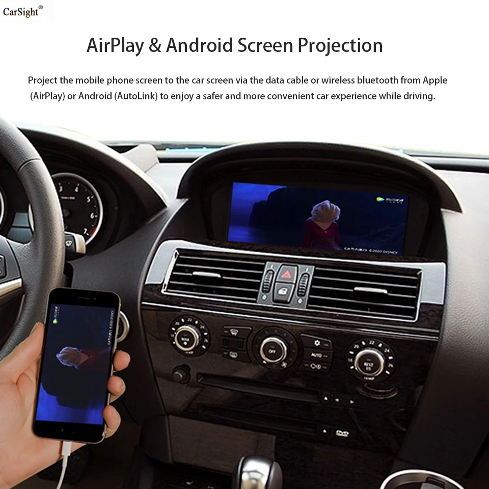 2021 Новый беспроводной CarPlay Android авто для BMW 1 3 5 6 7 X серии после 2008 года с Idrive Professional