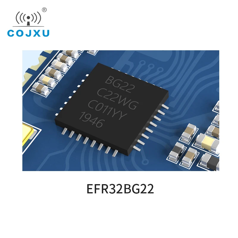 

Bluetooth Ble5.2 Module EFR32BG22 Industrial-Grade 2.4GHz GFSK Wireless Transceiver Receiver SMD PCB Antenna cojxu E104-BT53