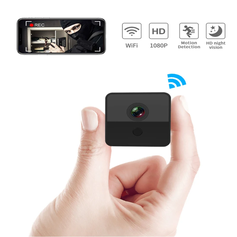 Мини 1080P IP Wi-Fi камера видеомагнитофон беспроводная домашняя безопасность умный