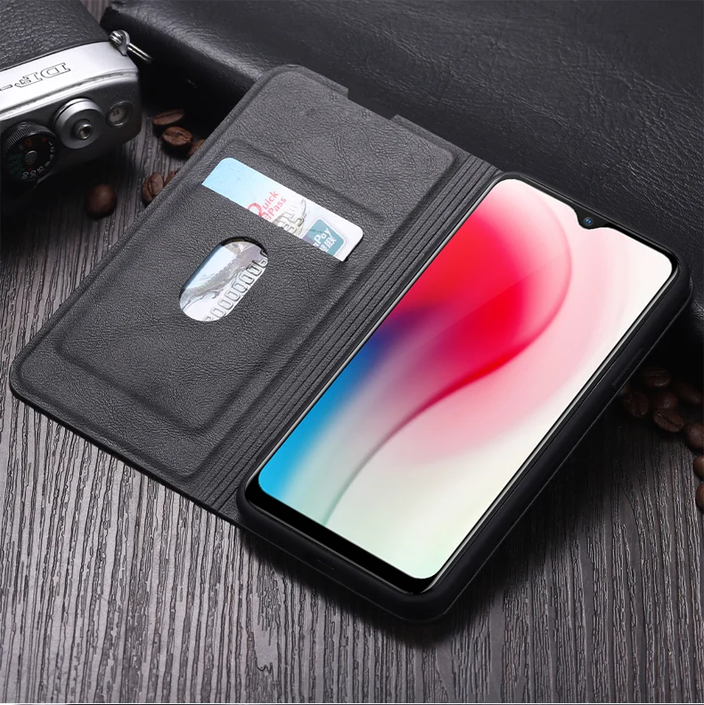 Магнитный деловой чехол для телефона Vivo Y19 Vivo U20 U3 NEX 3 IQOO V17 Y17 NEO Pro Чехол-держатель для карт флип-кошелек