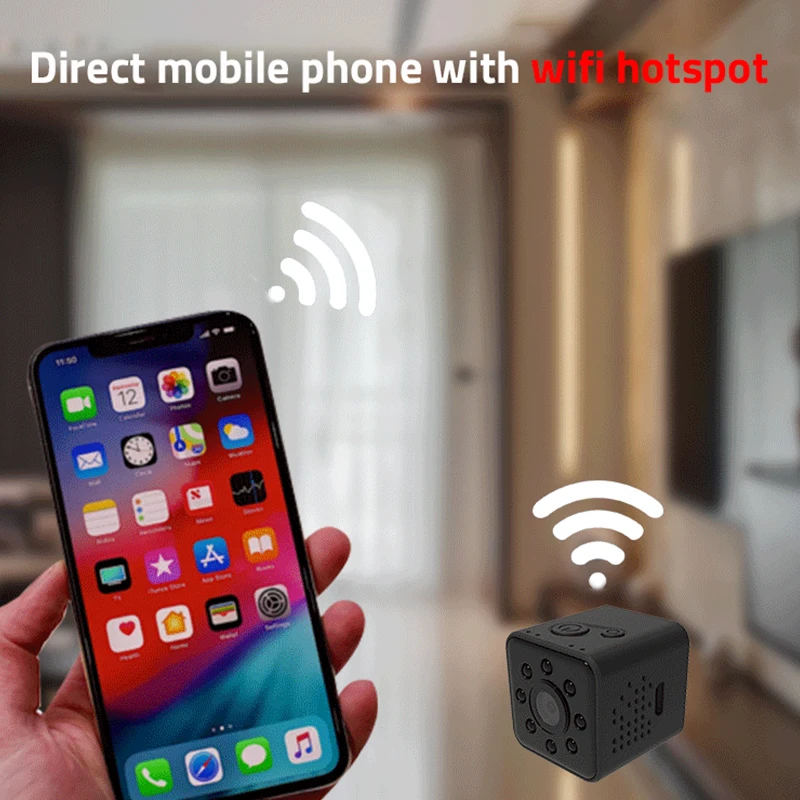 10/лот SQ23 версия обновленная ip камера HD WIFI маленькая мини 1080P видео сенсор ночное