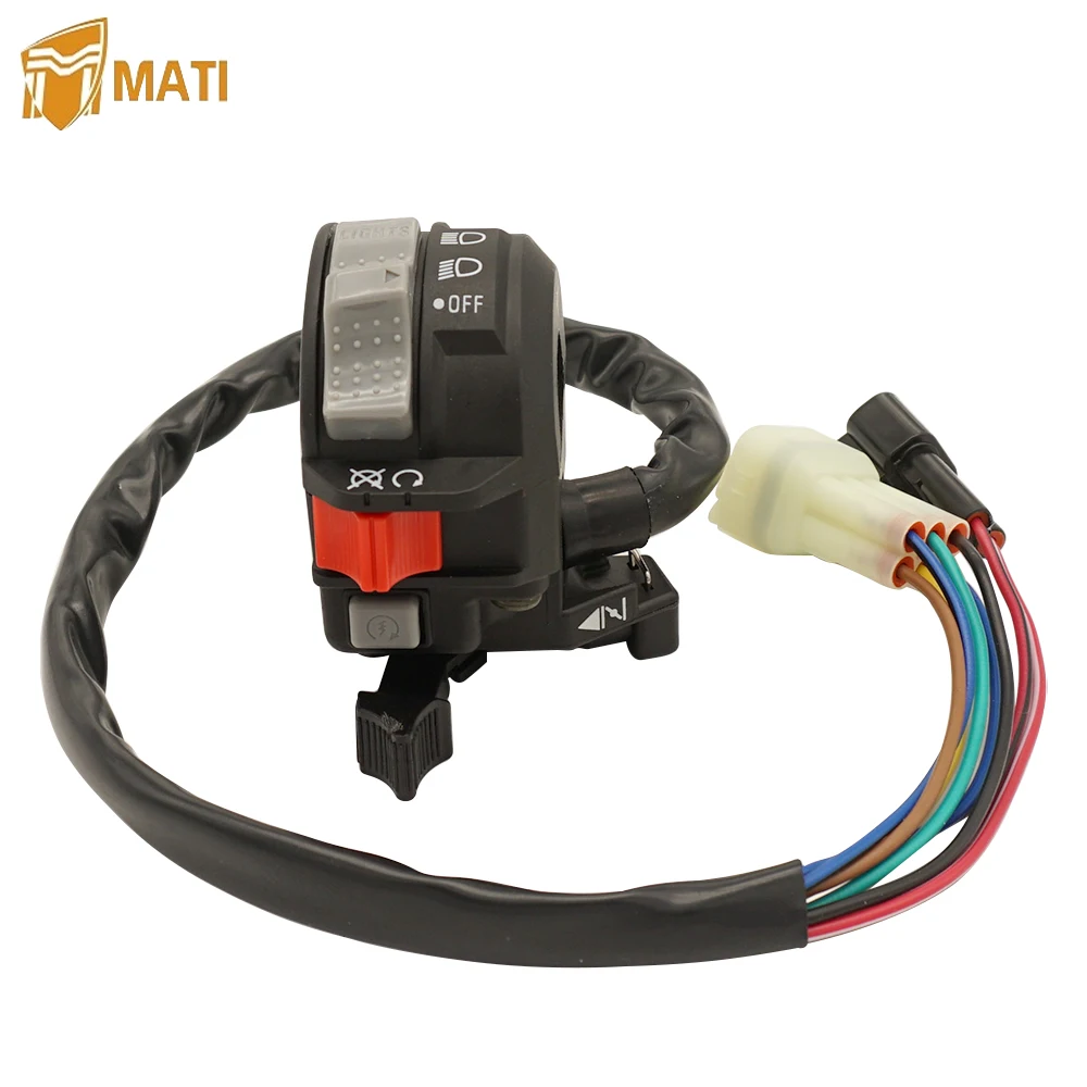Левый руль переключатель управления двигатель старт для ATV Yamaha Big Bear Bruin Grizzly Kodiak