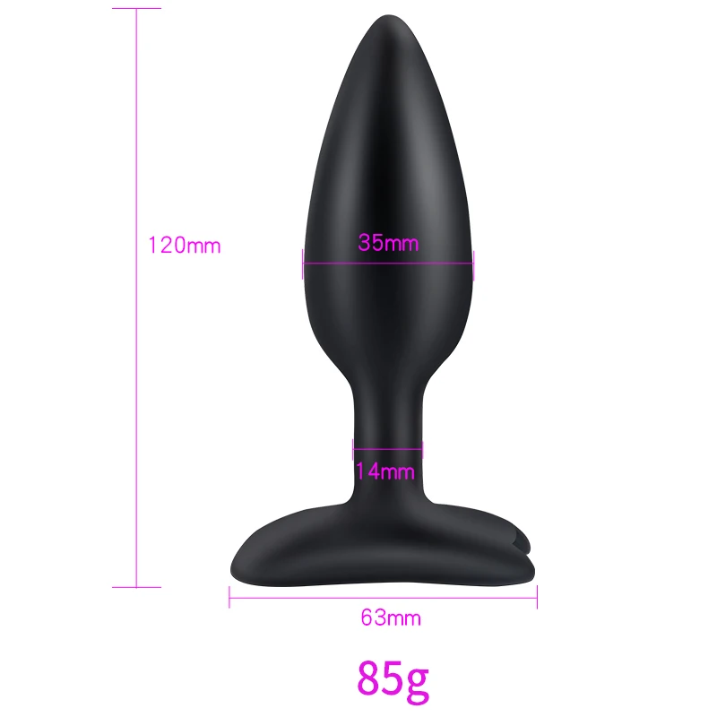 Electric Shock Anal Plug Prostate Stimulator Conductive Silicone Butt Plugs Sex Toys For Unisex Electro Stimulation Anus Stopper | Красота и