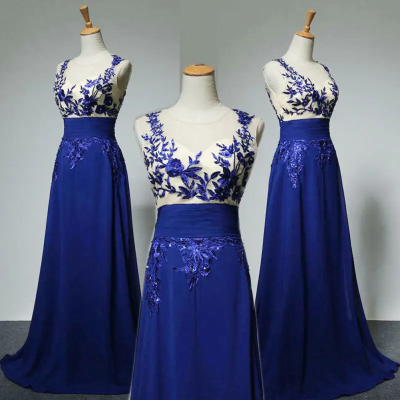 Женское шифоновое платье без рукавов Красное Длинное кружевное для гостей