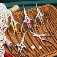 warped head embroidery angled scissors needlework thread cutting manicure vintage small scissor sewing fabric cross stitch tools