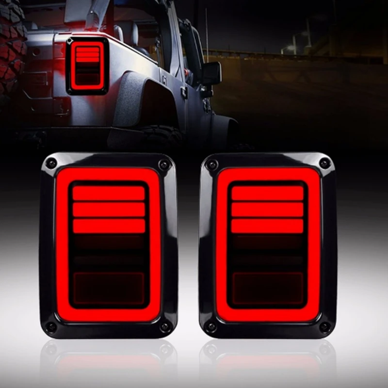Копченый светодиодный задние фонари для Jeep Wrangler задний фонарь JK JKU спорт сахара