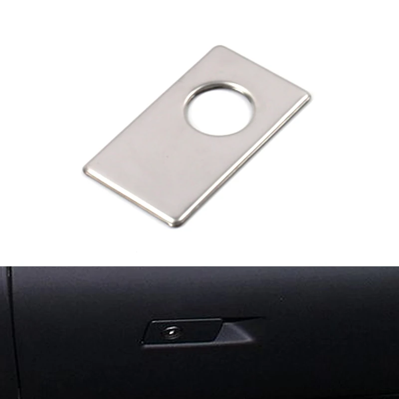 

Chrome For Volvo XC60 S60 V60 S80 2012 2013 2014 2015 2016 2017 Glovebox Keyhole Cover Decorative Trim