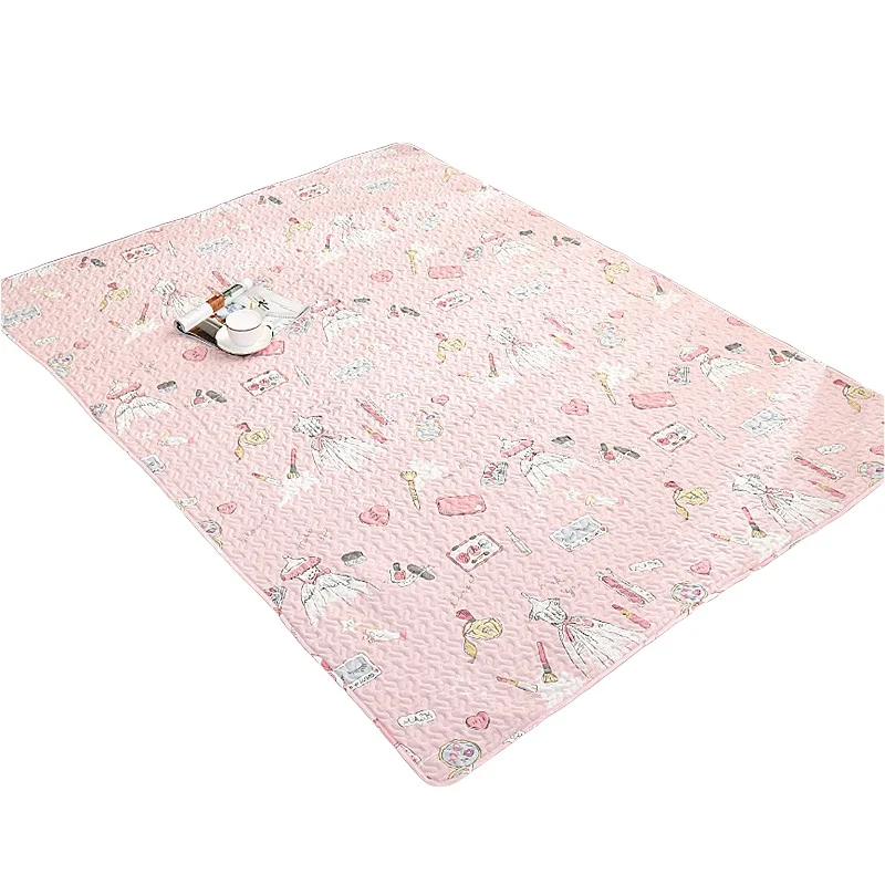 Мультяшный Спортивный Коврик для ребенка хлопковый детский ползающий коврик