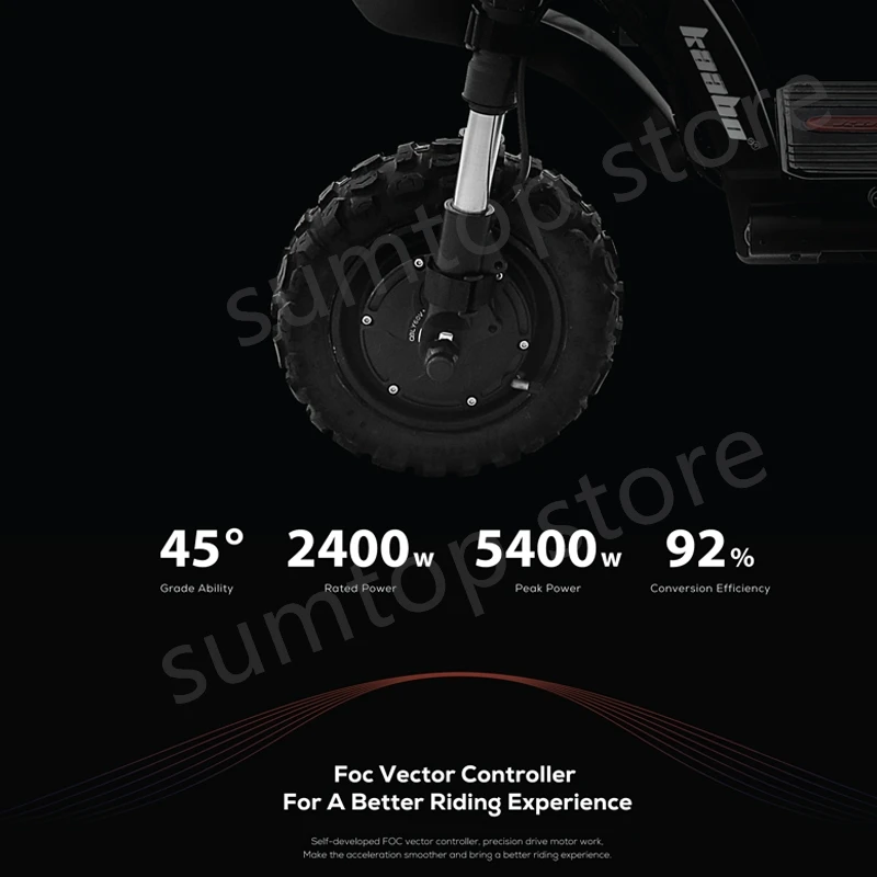 Коллекция 2021 года электроскутер Kaabo Wolf Warrior II самокат 11 дюймов 60 в 35 Ач аккумулятор