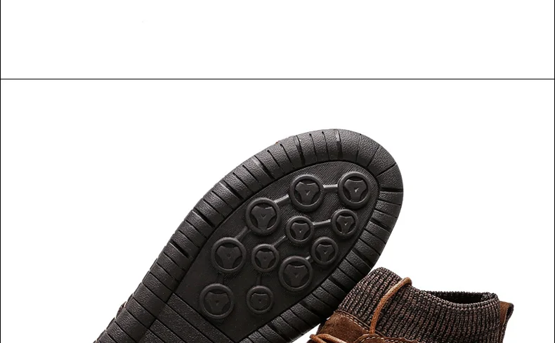 Зимние кожаные повседневные мужские ботинки; Botines Hombre Botas Masculina Bot Erkek Buty Zimowe Stivaletti Uomo; плюшевый мех