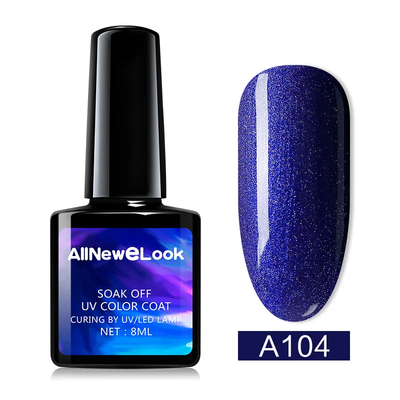 104 Allnewelook нейл-арта светодиодный лак для ногтей продукты для профессионалов UV лампа длительного действия Гель-лак для ногтей, Цвет 8 мл 120 Цвет лак - Цвет: 104
