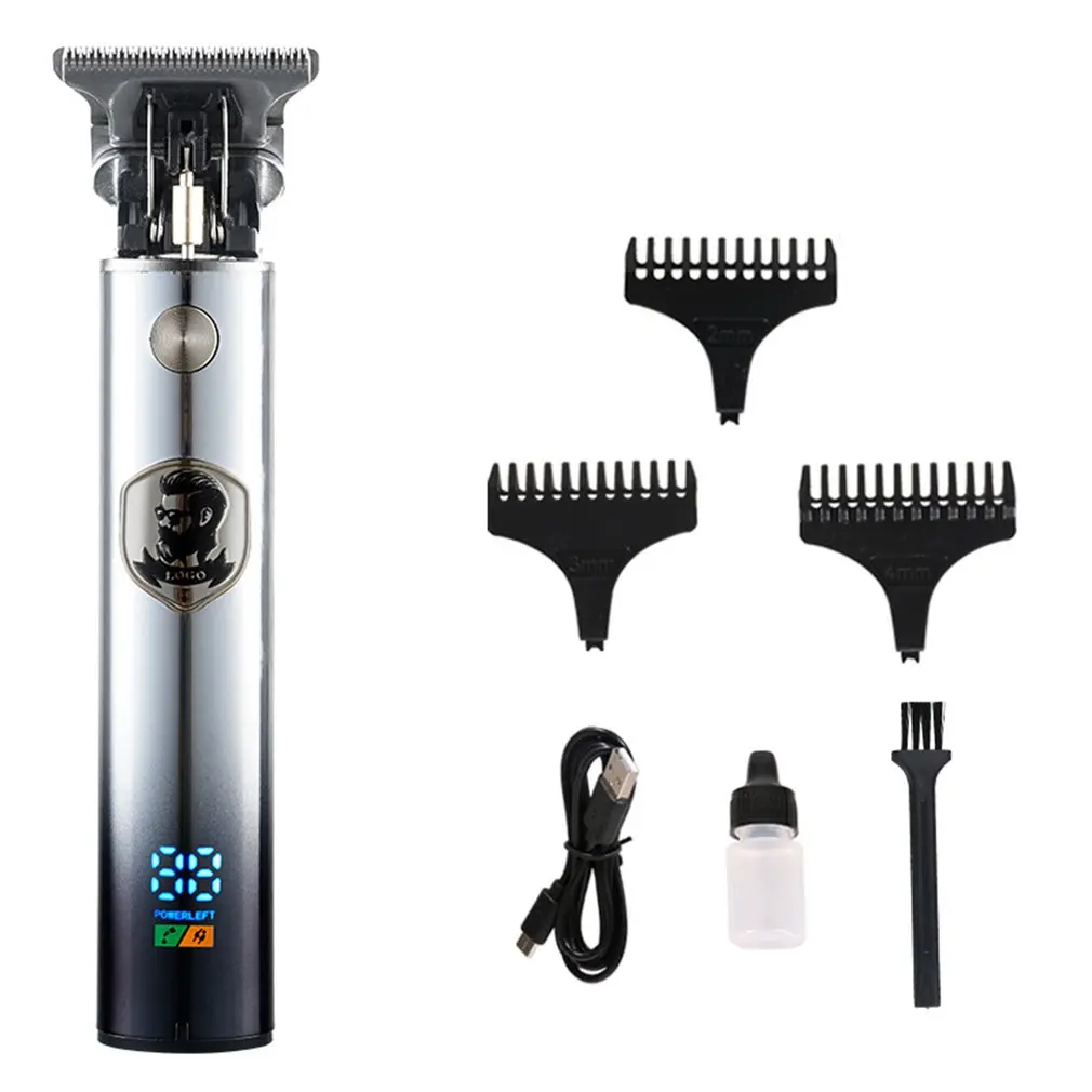 

T9 Electric Hair Clippers Engraving Clippers Net Red Hair Clippers Buddha Head Electric Hair Clippers