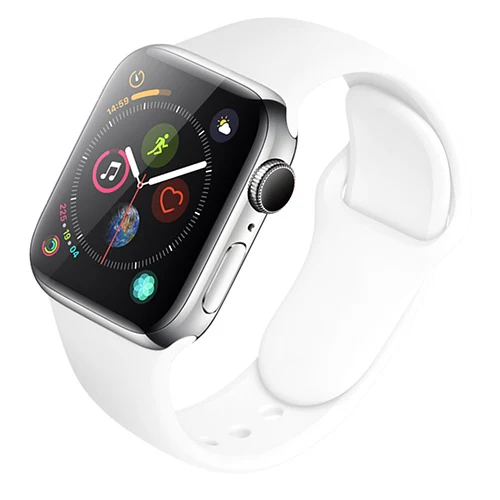 Силиконовый ремешок для часов Apple Watch 5 4 44 мм 40 мм ремешок для iwatch Apple Watch Series 3 2 1 38 мм 42 мм полосы - Band Color: color 2