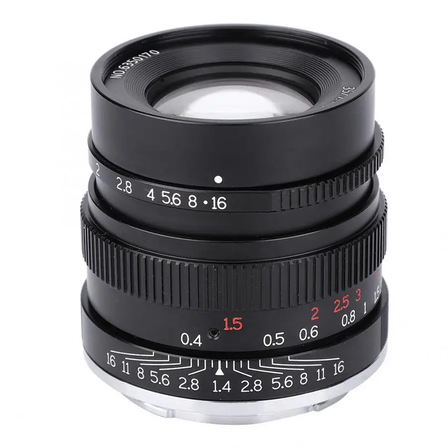 35 мм F1.4 полный кадр объектив для Sony E Mount A7 A7 A7R A7RII A7S A7SII A6500 A6300 A6000 A5100 A5000 X-A10 X-A2 X-A3 FX Mount Cam