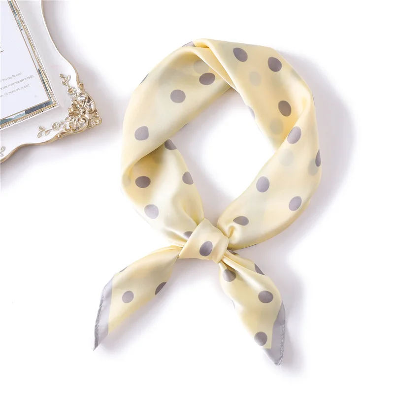 Дизайнерский брендовый женский шарф 2020 модные мягкие маленькие шелковые шарфы в