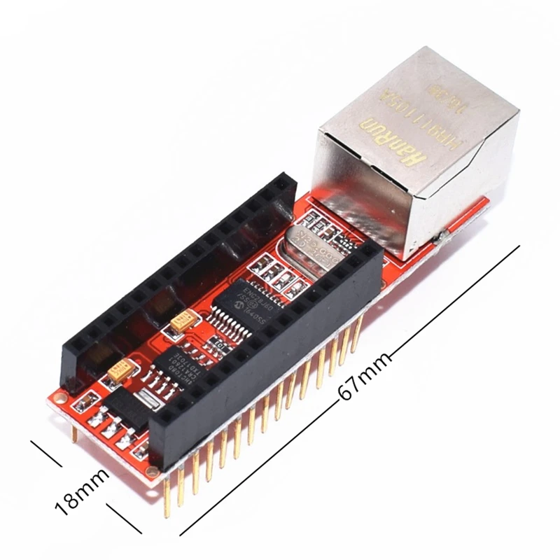 Сетевой экран V1.0 ENC28J60 совместимый с Nano 3 0 RJ45 1 шт. веб сервер для Arduino|Интегральные