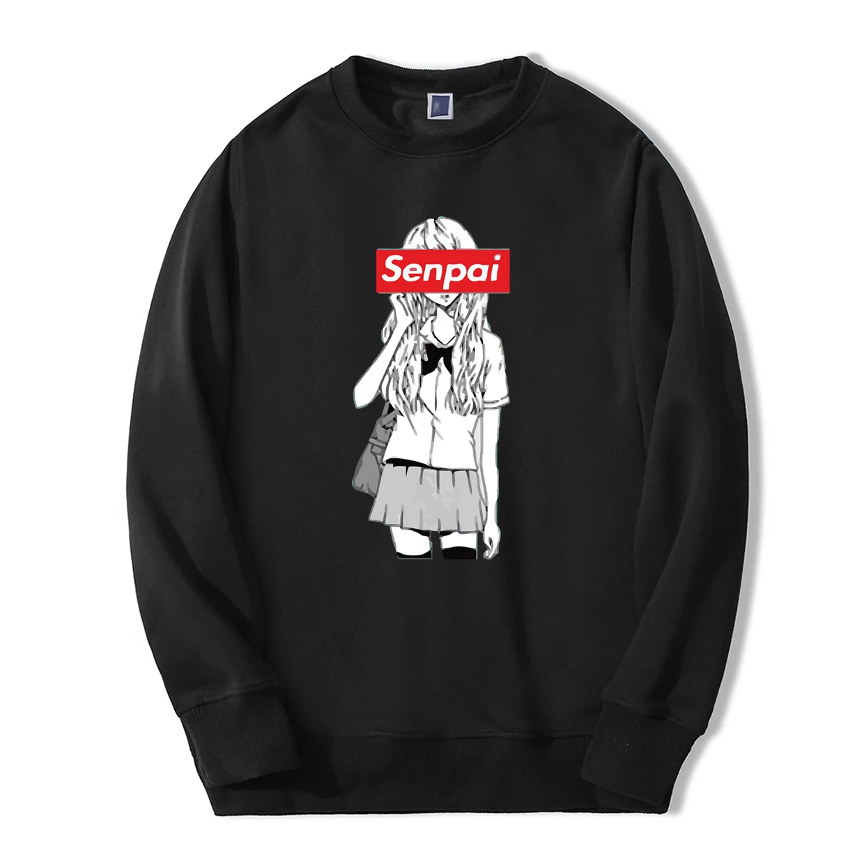 Новинка 2019 весенне зимние мужские свитшоты с принтом аниме девушки худи модная