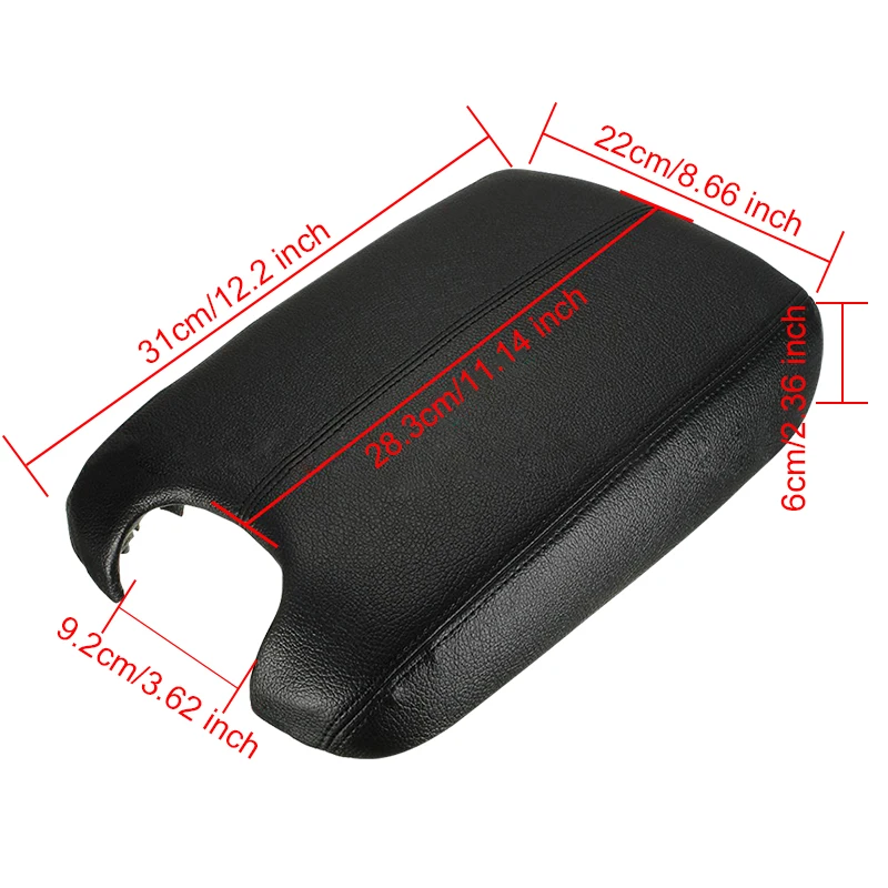 

1 Pc Leather Car Armrest Latch Lid Box Lid Center Console Armrest Cover Center Latch Clip Catch for Honda Accord 2008-2012