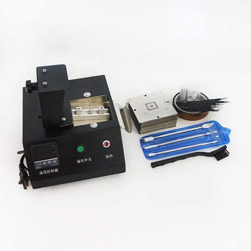 

LY-M700 BGA Solder Rework SMD Station Set reballing machine rework station 341pcs heated stencils with solder balls ESD tweezer
